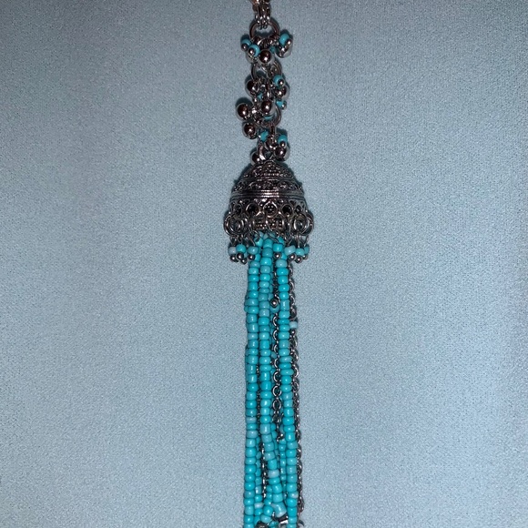 Blue Turquoise Fashion Necklace - Picture 1 of 2